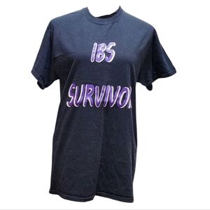 Men's Black IBS Survivor T-Shirt